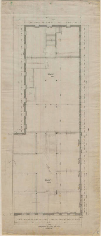 Drawing, Thompson Architectural - Charles McKee Bank & Store, Fordyce