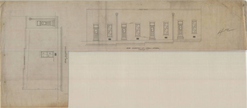 Drawing, Thompson Architectural - Charles McKee Bank, Fordyce