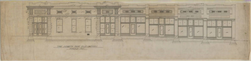 Drawing, Thompson Architectural - Charles McKee Bank, Fordyce