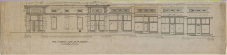 Drawing, Thompson Architectural - Charles McKee Bank, Fordyce