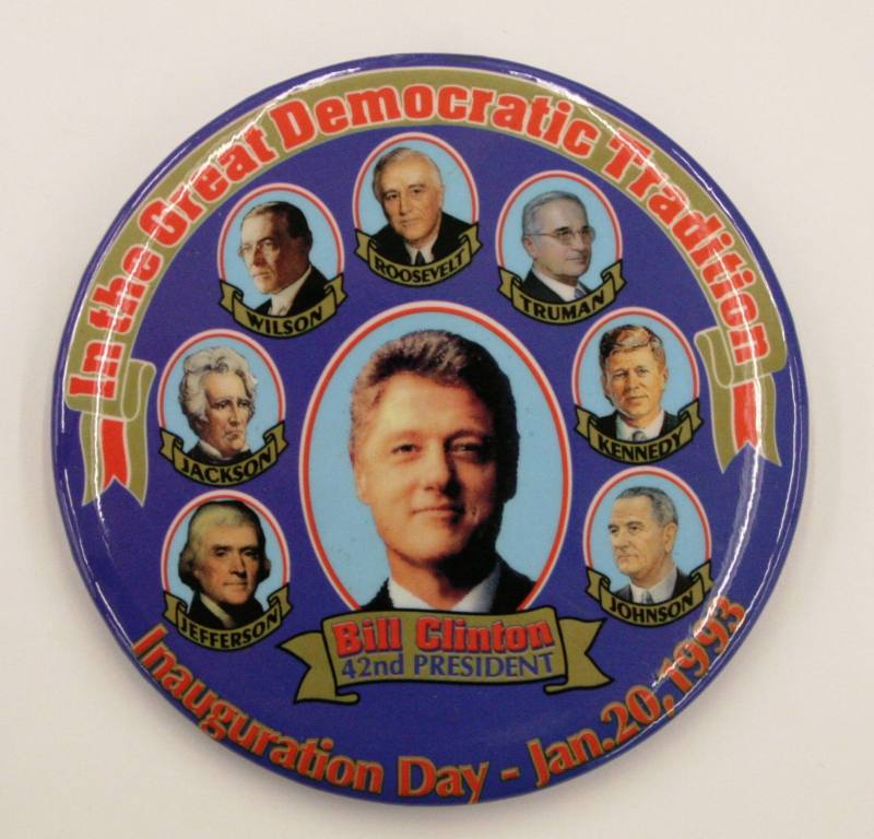 Button, Political - Clinton Inauguration Day