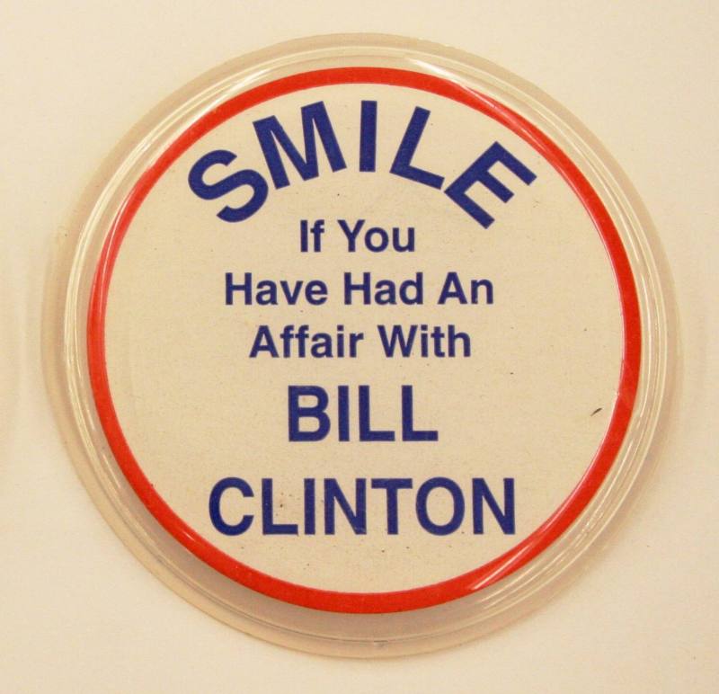 Button, Political - Clinton