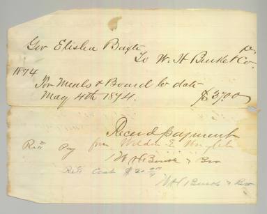Letter, Correspondence - Elisha Baxter, May 1874