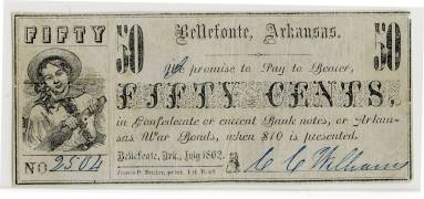 Scrip, Bellefonte - Fifty Cent