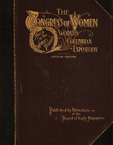 Book, World's Colombian Exposition - Mary Oldham Eagle