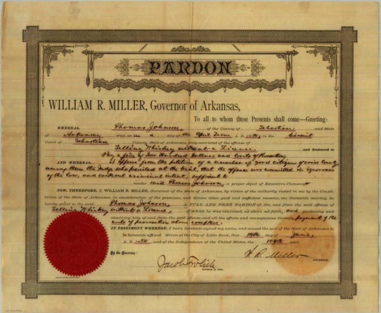 Pardon - Governor Miller