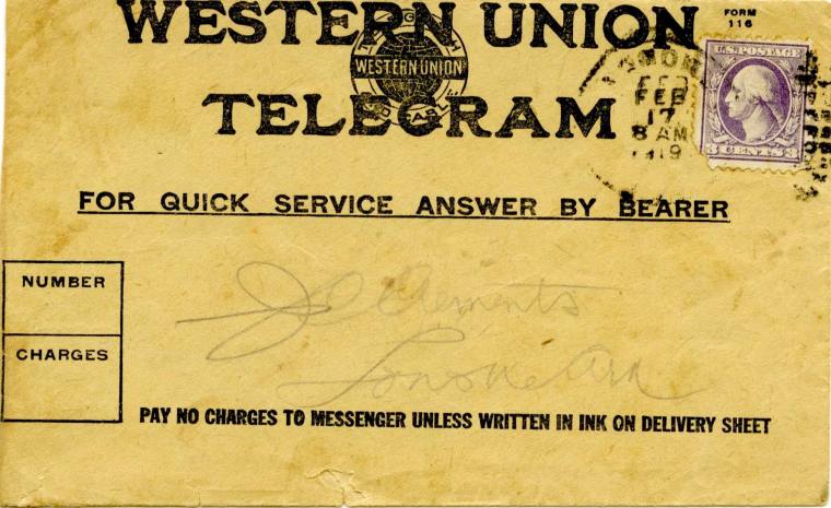 Envelope - World War I