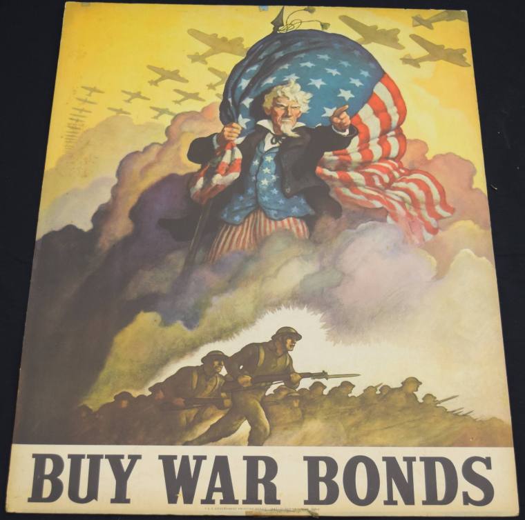 Poster, World War II - "Buy War Bonds"