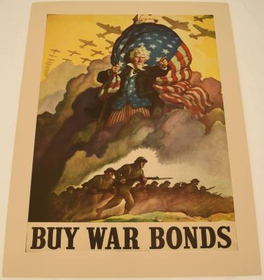 Poster, World War II - "Buy War Bonds"