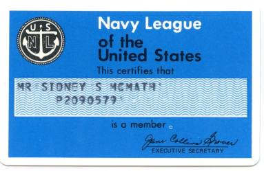 Naval I.D, Sid McMath