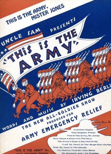 Sheet Music, "This Is The Army, Mister Jones"