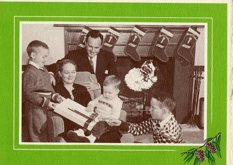 Card, Christmas - Governor Sid McMath