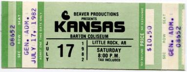Ticket, Kansas - Barton Coliseum