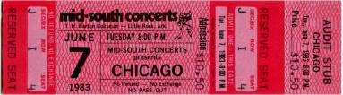 Ticket, Chicago - Barton Coliseum