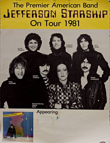 Original Poster, Jefferson Starship - Barton Coliseum