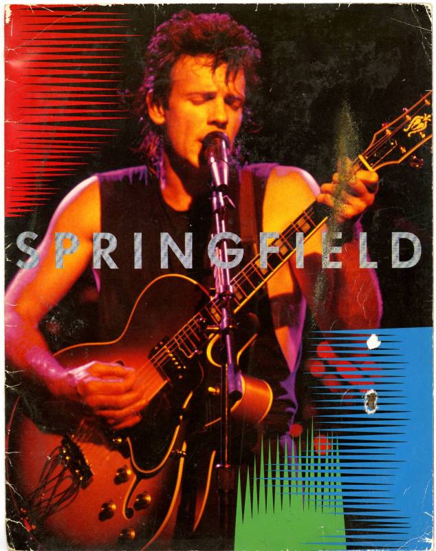 Concert Souvenir Program, Rick Springfield - "Sweet Sweet" Connie