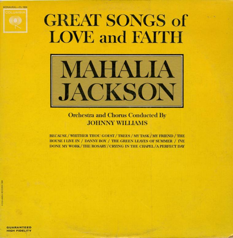 Album, "Great Songs of Love and Faith" - Mahalia Jackson