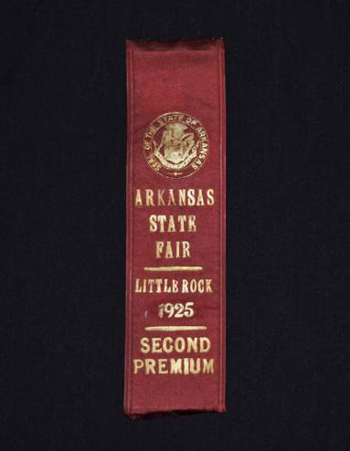 Ribbon, Second Premium - Arkansas State Fair