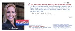 Letter, Campaign Fundraising - Leslie Rutledge