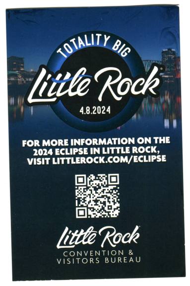 Flyer, Eclipse - Little Rock Convention and Visitors Bureau