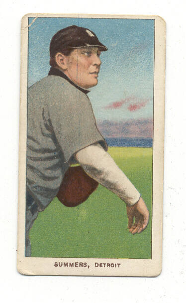 Baseball card for Summers of Detroit
