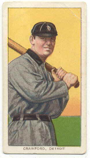 Baseball card of Crawford from Detroit