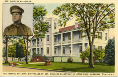 AR Postcards - Old Arsenal Building in Little Rock, AR