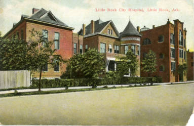 AR Postcard - Little Rock City Hospital
