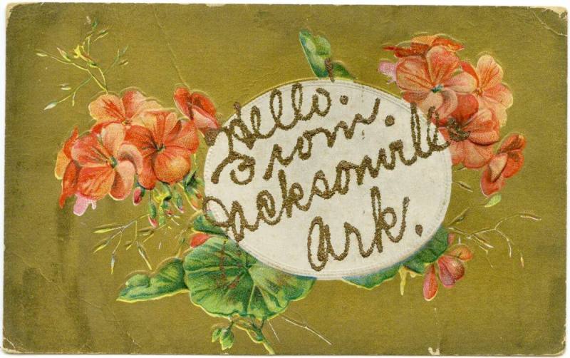 "Hello from Jacksonville, Ark." Postcard