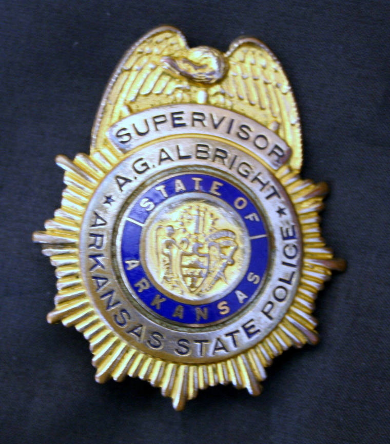 Officer AG Albright's Badge