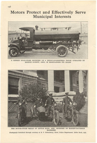 Image of L. Rock Police on Harley-Davidson Mortorcycles, 1922