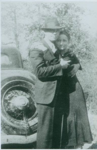 Photograph of Bonnie and Clyde