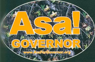 Sticker, Bumper - Asa Hutchinson Gubernatorial