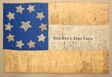 Arkansas 6th Regiment Civil War Battleflag