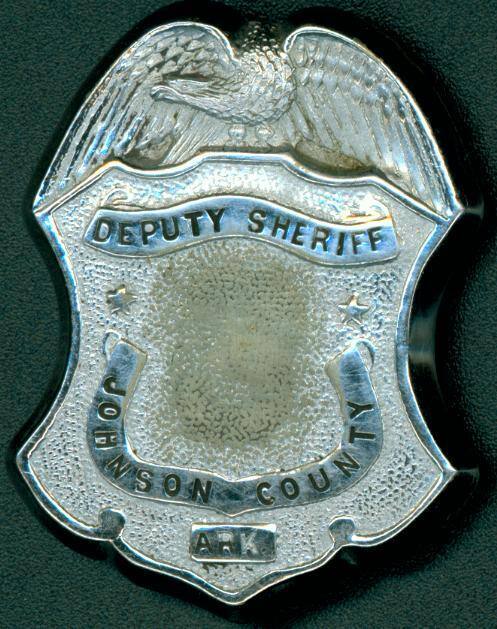 Deputy Sheriff in Johnson County, Arkansas badge