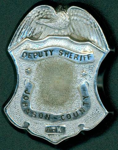 Deputy Sheriff in Johnson County, Arkansas badge