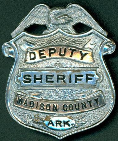 Deputy Sheriff badge for Madison County, ARK