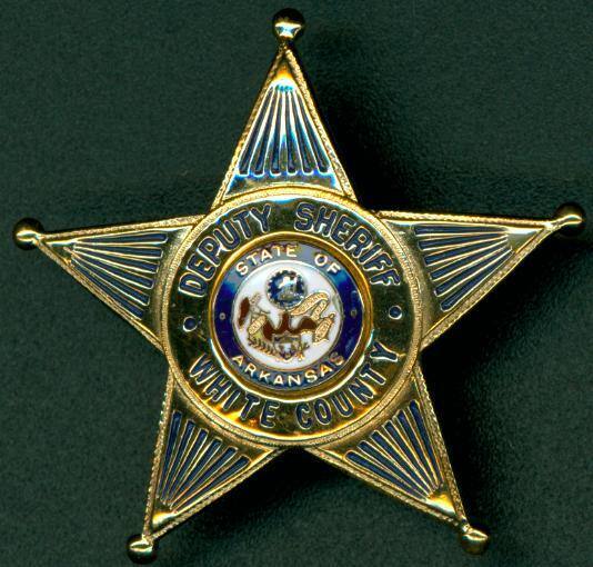 Hat badge for a Deputy Sheriff in White County