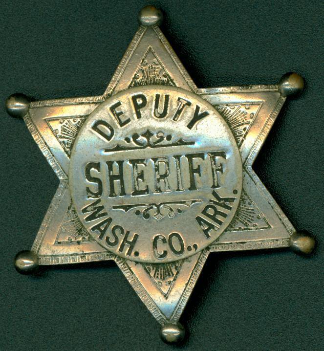 Badge for a Deputy Sheriff in Washington County, AR