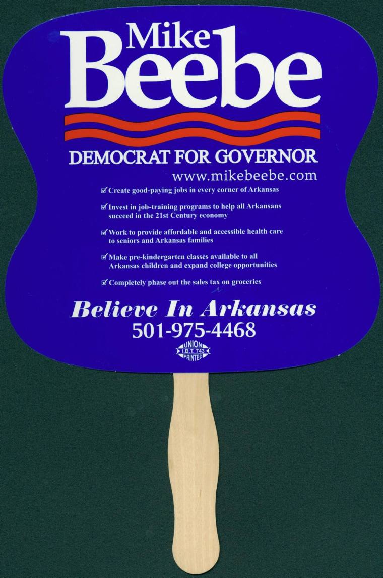 Fan, Campaign - Mike Beebe Gubernatorial