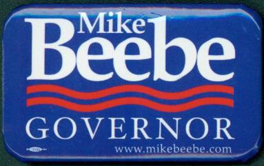 Mike Beebe for Governor pin