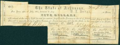 Bond, Civil War - Arkansas Confederate