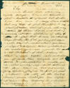 Letter to Eliza Lightfoot from TN Lightfoot dated 1853.