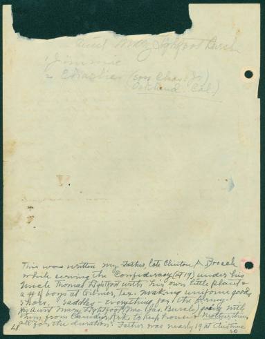 1864 letter signed by EB (Elizabeth Broach)
