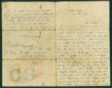 Letter dated 8-3-1863 from AH Reynolds to his sister Catherine.