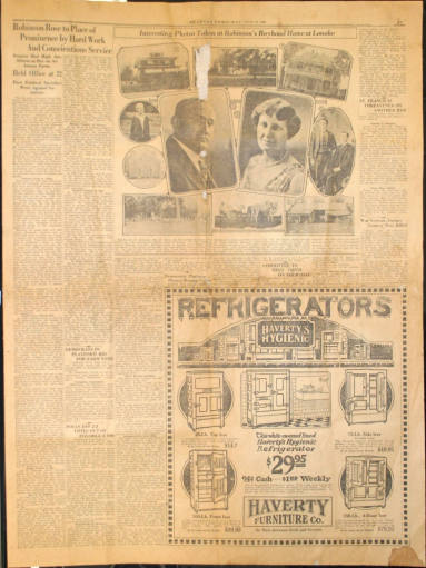 Arkansas Democrat Newspaper dealing with Joe T. Robinson