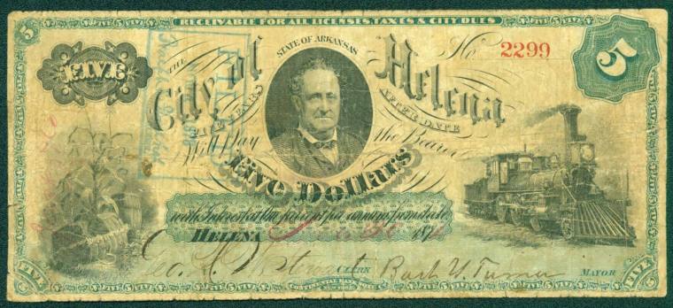 Scrip, Arkansas - Five Dollar