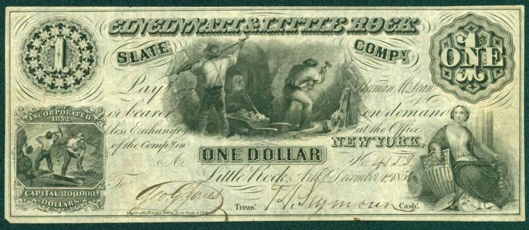 Scrip, Arkansas - One Dollar