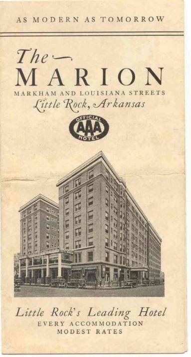 AR Eateries - Marion Hotel brochure