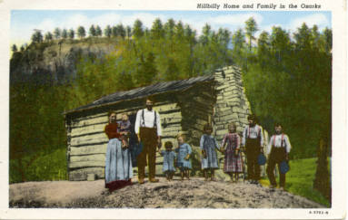 Hillbilly - postcard